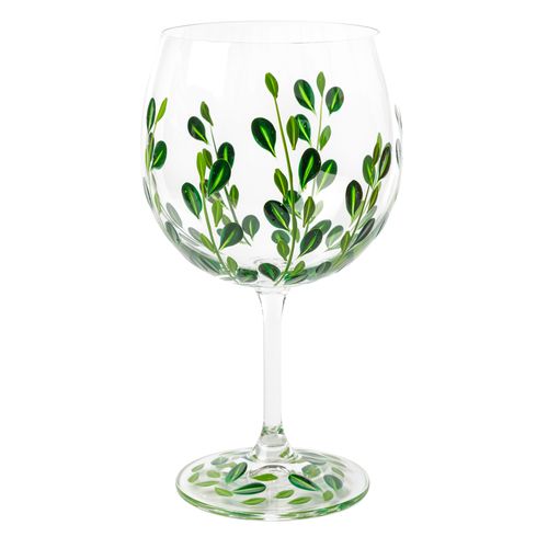 Taça de Cristal Com Titânio Leaf