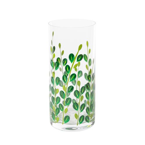 Copo de Cristal Long Drink Leaf