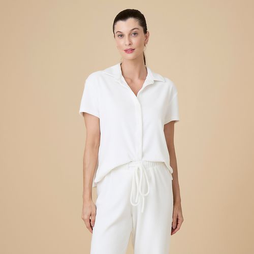 Camisa Feminina de Manga Curta Laure