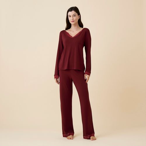 Pijama Longo Feminino Milla