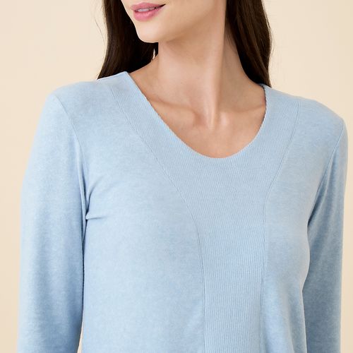 Pijama Longo Feminino Melange