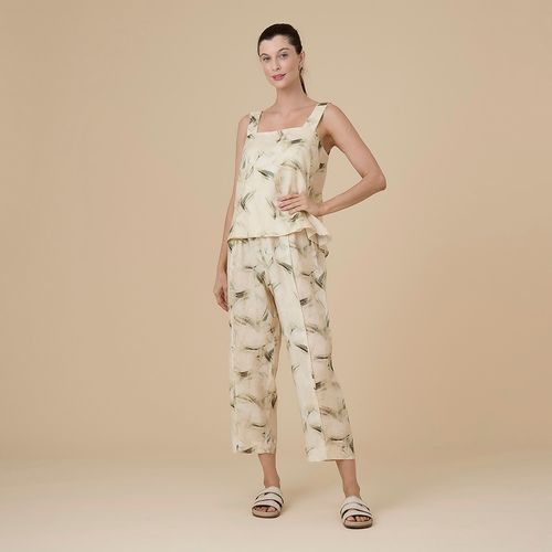 Conjunto Feminino em Linho Anturios - Paula Raia