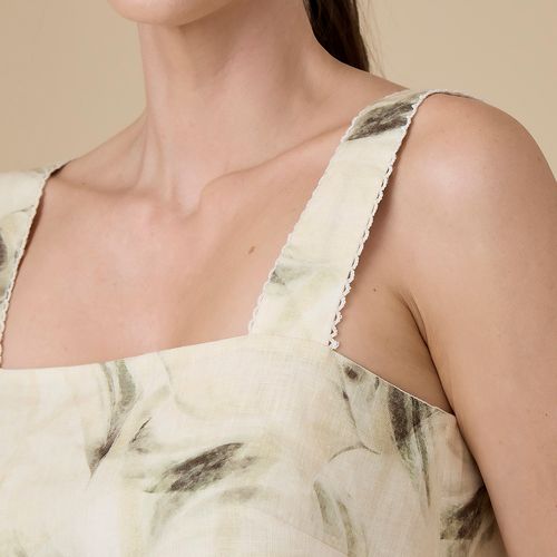 Conjunto Feminino em Linho Anturios - Paula Raia