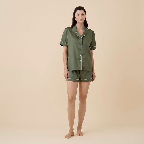 Pijama Feminino Curto em Algodão