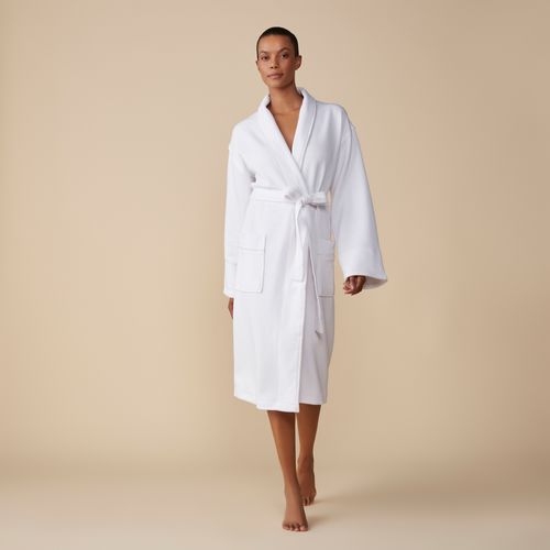 Unisex Robe in Piquet Rohdes