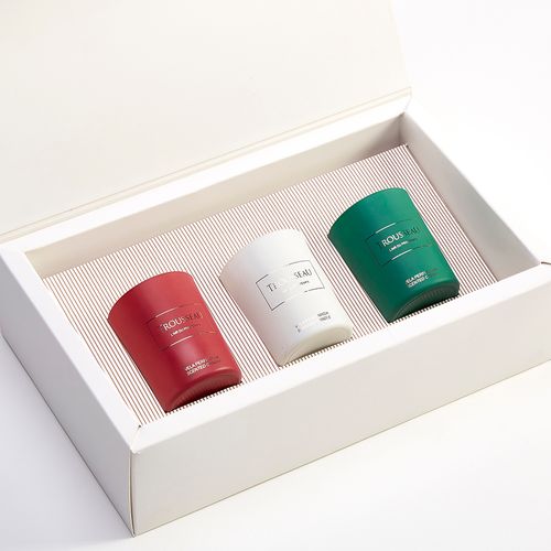 Caixa Com 3 Velas Perfumadas Printemps Christmas 50g