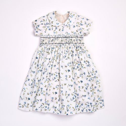 Vestido Infantil Estampado de Algodão Celine