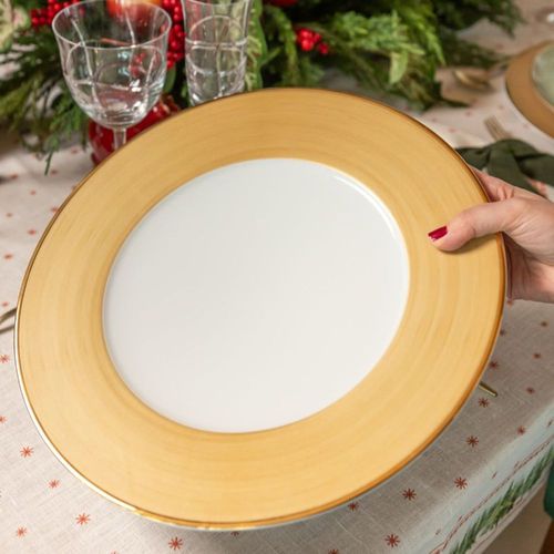 Sousplat de Porcelana Golden
