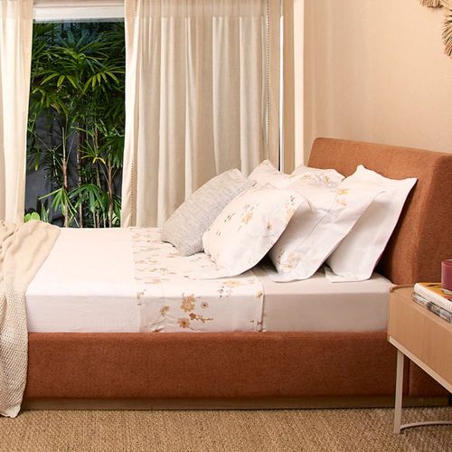 Porta-Travesseiro de Algodão Canelado