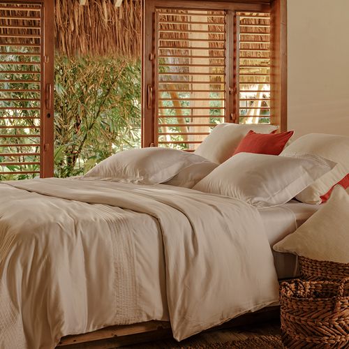 Duvet Super King 600 Fios Blanche