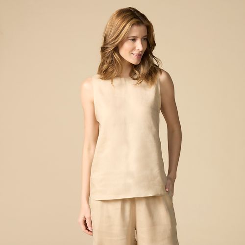 Regata Feminina em Linho Gaia