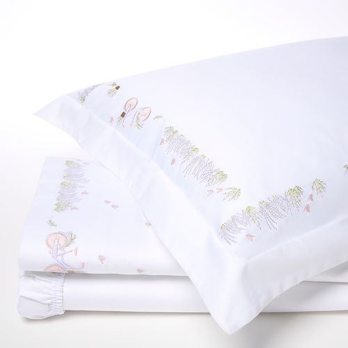 Jogo de Lençol Solteiro 300 Fios Lavande