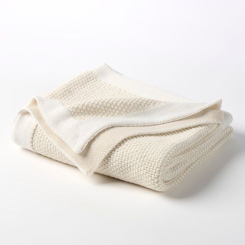 Manta Infantil de Tricot Melange 80cm x 100cm
