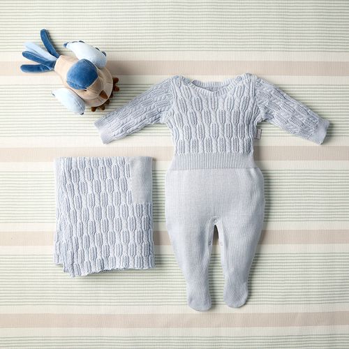 Manta Infantil em Tricot de Algodão Gael