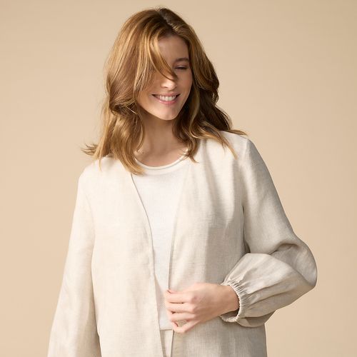 Casaco Leve em Linho Serena
