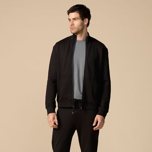 Denver Men's Jacket in Peruvian Fleece with Zipper