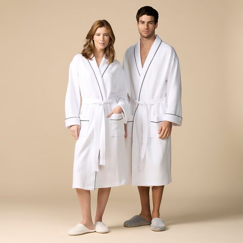 Unisex Robe in Piquet Rohdes