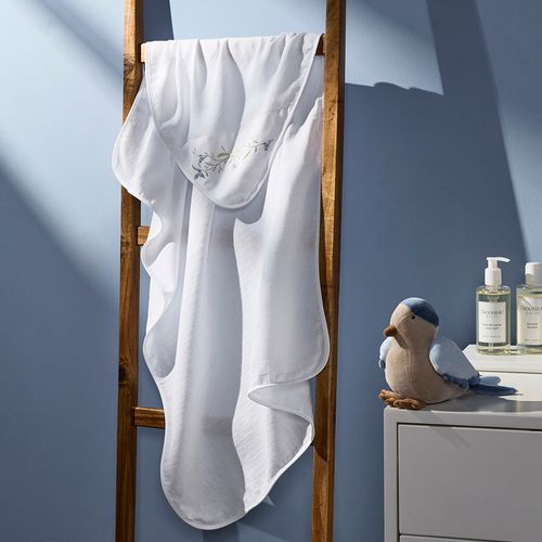 Toalha Fralda Bebê 100% Algodão Blue Birds