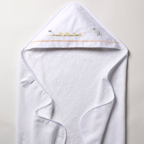 Toalha de Banho Com Capuz Bebê Duck Family 100% Algodão