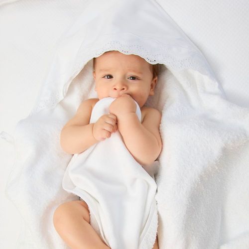 Toalha de Banho Com Capuz Bebê Pearl