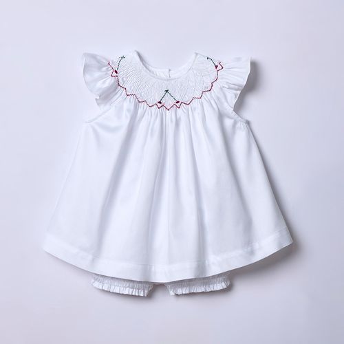 Vestido de Bebê em Algodão Batinha Lily