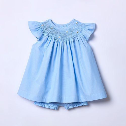 Vestido de Bebê em Algodão Batinha Louise