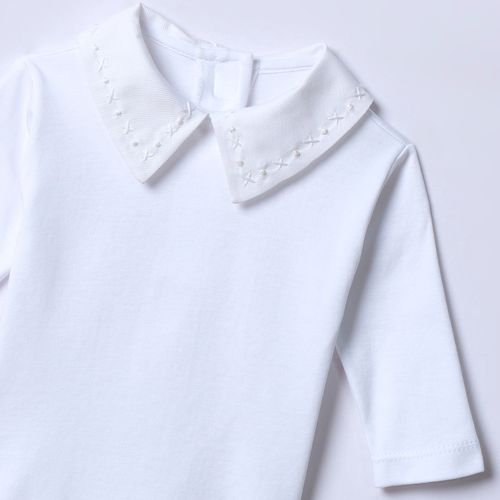 Body de Bebê em Algodão Pima Com Manga Longa Ariel