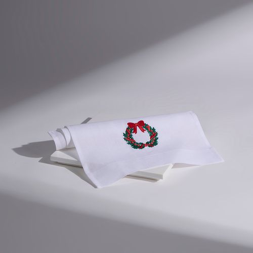 Toalha de Visita em Linho Guirlande Lace