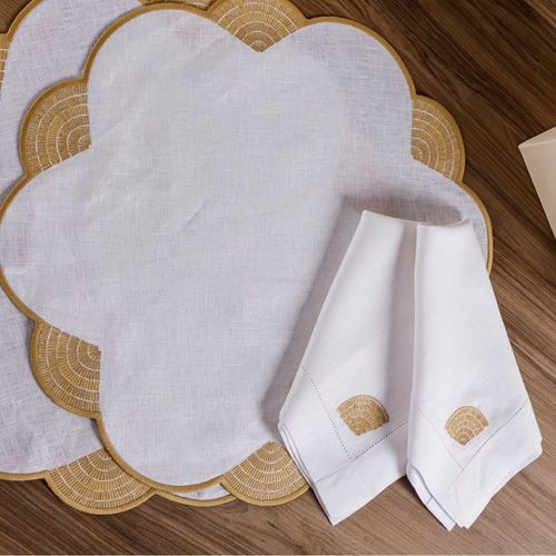 Guardanapo em Linho Heritage Gold