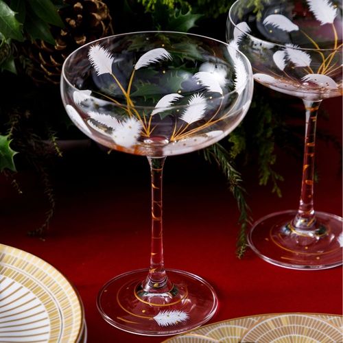 Taça Coupe de Cristal Com Titânio Aurora