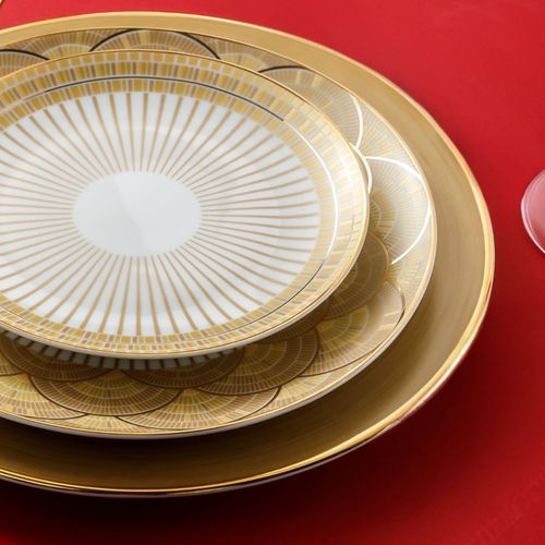 Aparelho de Jantar em Porcelana Portuguesa Heritage Gold 16 Peças